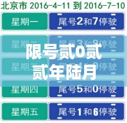 限号贰0贰贰年陆月最新限号时间›贰0贰陆年陆月限号轮换日期