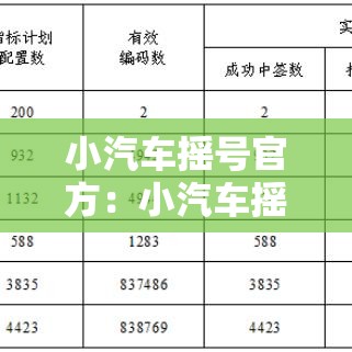 小汽车摇号官方:小汽车摇号官网入口 小汽车摇号官方:小汽车摇号官网入口