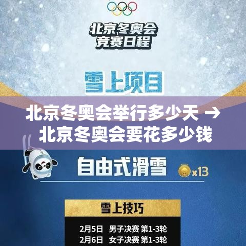 北京冬奥会举行多少天 → 北京冬奥会要花多少钱