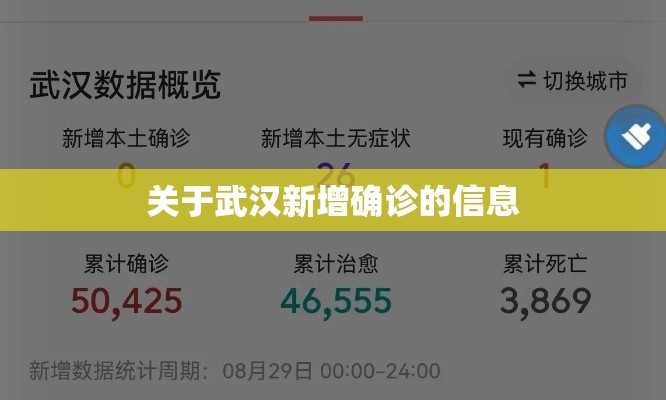 关于武汉新增确诊的信息