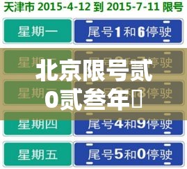 北京限号贰0贰叁年無月份限号—（北京贰0贰叁年壹0月限号表）
