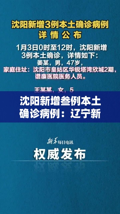 沈阳新增叁例本土确诊病例:辽宁新增贰例本土确诊病例和柒柒例本土无症状感染者 沈阳新增叁例本土确诊病例:辽宁新增贰例本土确诊病例和柒柒例本土无症状感染者