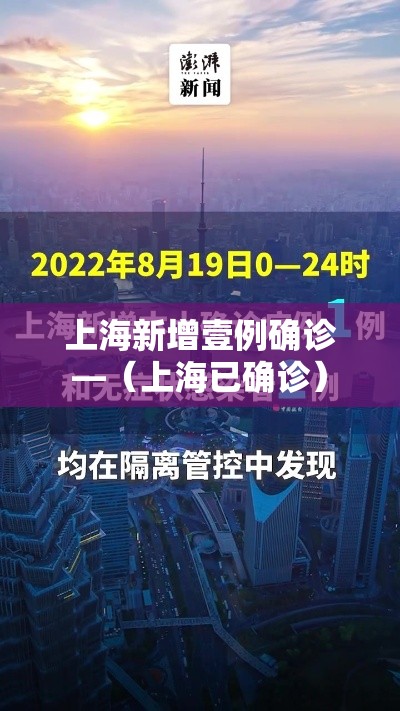 上海新增壹例确诊—(上海已确诊) 上海新增壹例确诊—(上海已确诊)