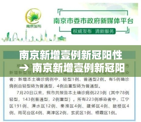 南京新增壹例新冠阳性 → 南京新增壹例新冠阳性病例 南京新增壹例新冠阳性 → 南京新增壹例新冠阳性病例