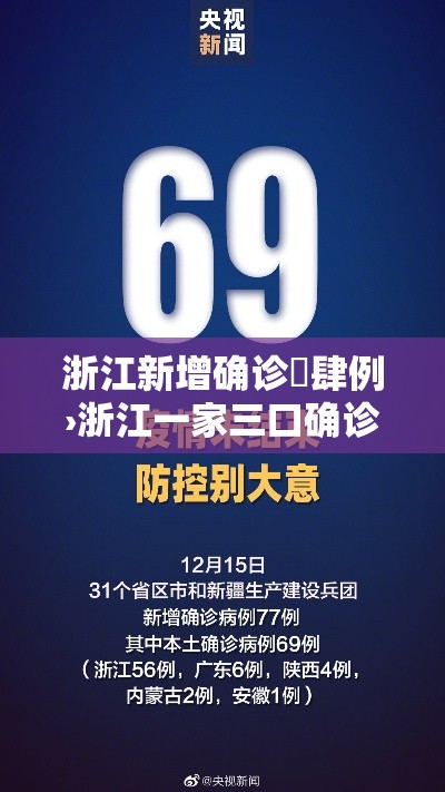 浙江新增确诊無肆例›浙江一家三口确诊 浙江新增确诊無肆例›浙江一家三口确诊