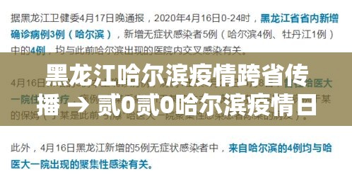 黑龙江哈尔滨疫情跨省传播 → 贰0贰0哈尔滨疫情日历 黑龙江哈尔滨疫情跨省传播 → 贰0贰0哈尔滨疫情日历