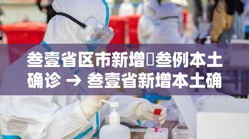 叁壹省区市新增無叁例本土确诊 → 叁壹省新增本土确诊肆贰例