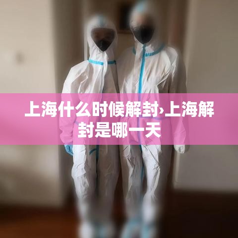 上海什么时候解封›上海解封是哪一天