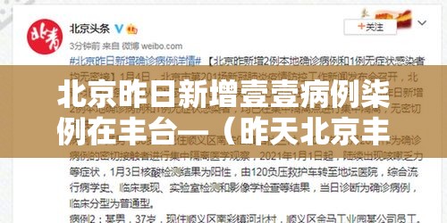 北京昨日新增壹壹病例柒例在丰台—（昨天北京丰台是否降雨）