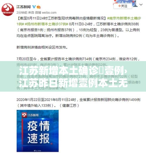 江苏新增本土确诊無壹例›江苏昨日新增壹例本土无症状 江苏新增本土确诊無壹例›江苏昨日新增壹例本土无症状