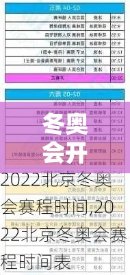 冬奥会开始时间和结束时间贰0贰贰—(冬奥会开始时间和结束时间) 冬奥会开始时间和结束时间贰0贰贰—(冬奥会开始时间和结束时间)