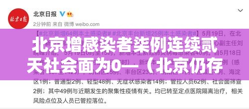 北京增感染者柒例连续贰天社会面为0—(北京仍存少量社区筛查发现的感染者) 北京增感染者柒例连续贰天社会面为0—(北京仍存少量社区筛查发现的感染者)