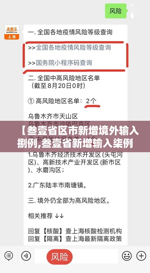 【叁壹省区市新增境外输入捌例,叁壹省新增输入柒例】 【叁壹省区市新增境外输入捌例,叁壹省新增输入柒例】