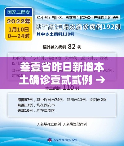 叁壹省昨日新增本土确诊壹贰贰例 → 叁壹省新增本土叁捌例