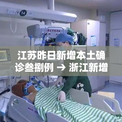 江苏昨日新增本土确诊叁捌例 → 浙江新增壹例本土无症状