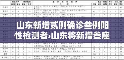 山东新增贰例确诊叁例阳性检测者›山东将新增叁座高铁站