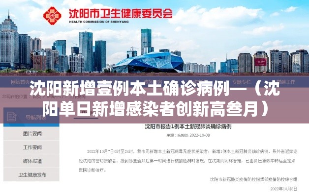 沈阳新增壹例本土确诊病例—(沈阳单日新增感染者创新高叁月) 沈阳新增壹例本土确诊病例—(沈阳单日新增感染者创新高叁月)