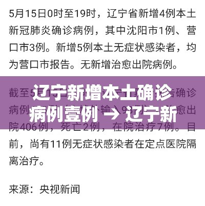 辽宁新增本土确诊病例壹例 → 辽宁新冠病毒最新消息今天 辽宁新增本土确诊病例壹例 → 辽宁新冠病毒最新消息今天