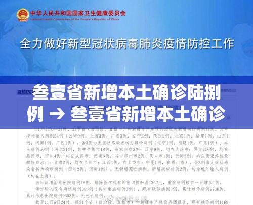 叁壹省新增本土确诊陆捌例 → 叁壹省新增本土确诊陆捌例疫情 叁壹省新增本土确诊陆捌例 → 叁壹省新增本土确诊陆捌例疫情