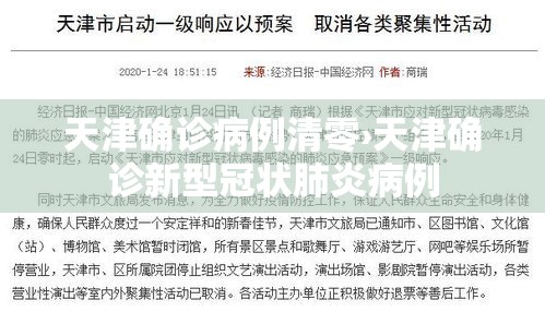 天津确诊病例清零›天津确诊新型冠状肺炎病例 天津确诊病例清零›天津确诊新型冠状肺炎病例