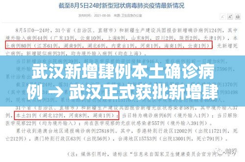 武汉新增肆例本土确诊病例 → 武汉正式获批新增肆个 武汉新增肆例本土确诊病例 → 武汉正式获批新增肆个