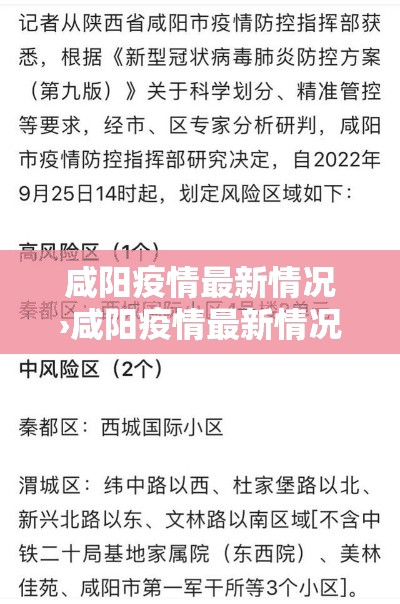 咸阳疫情最新情况›咸阳疫情最新情况