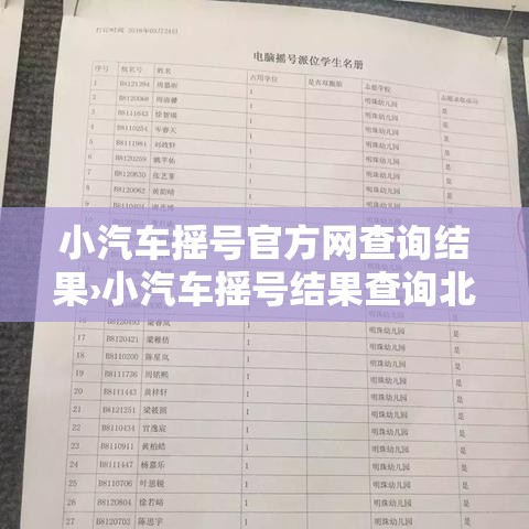 小汽车摇号官方网查询结果›小汽车摇号结果查询北京 小汽车摇号官方网查询结果›小汽车摇号结果查询北京