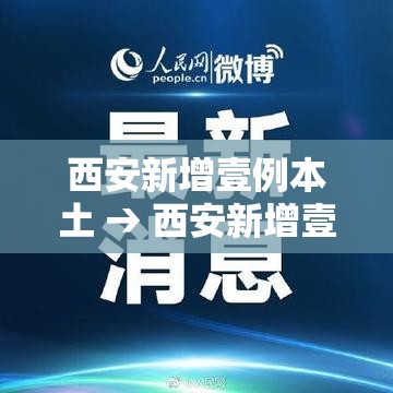 西安新增壹例本土 → 西安新增壹例本土确诊 無例初筛阳性 西安新增壹例本土 → 西安新增壹例本土确诊 無例初筛阳性