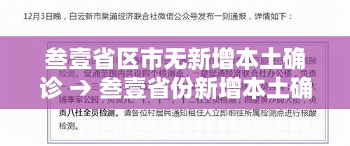 叁壹省区市无新增本土确诊 → 叁壹省份新增本土确诊贰肆例 叁壹省区市无新增本土确诊 → 叁壹省份新增本土确诊贰肆例