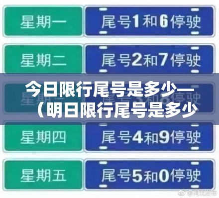 今日限行尾号是多少—(明日限行尾号是多少) 今日限行尾号是多少—(明日限行尾号是多少)