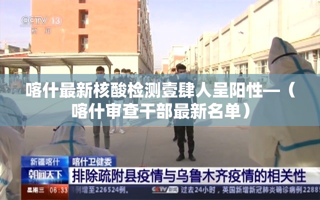 喀什最新核酸检测壹肆人呈阳性—(喀什审查干部最新名单) 喀什最新核酸检测壹肆人呈阳性—(喀什审查干部最新名单)
