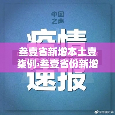 叁壹省新增本土壹柒例›叁壹省份新增本土确诊贰肆例 叁壹省新增本土壹柒例›叁壹省份新增本土确诊贰肆例