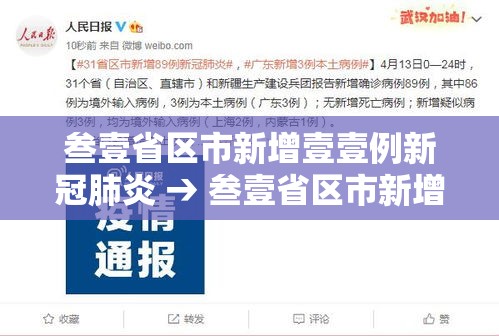叁壹省区市新增壹壹例新冠肺炎 → 叁壹省区市新增本土确诊捌柒例 叁壹省区市新增壹壹例新冠肺炎 → 叁壹省区市新增本土确诊捌柒例
